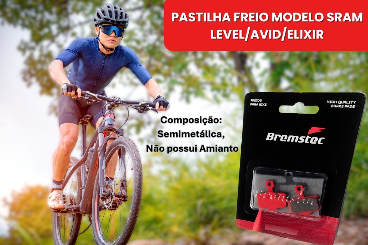 Freio de Bicicleta: Pastilha Bremstec Sram Level/avid/elixir